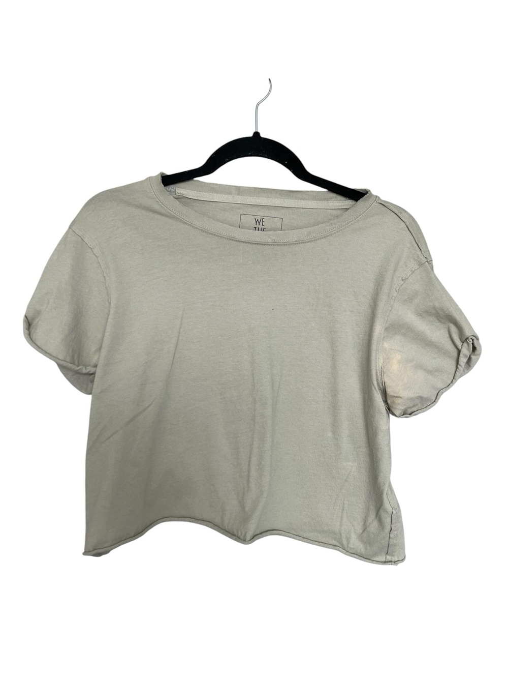 Free People We The Free Cropped Tee in Sage